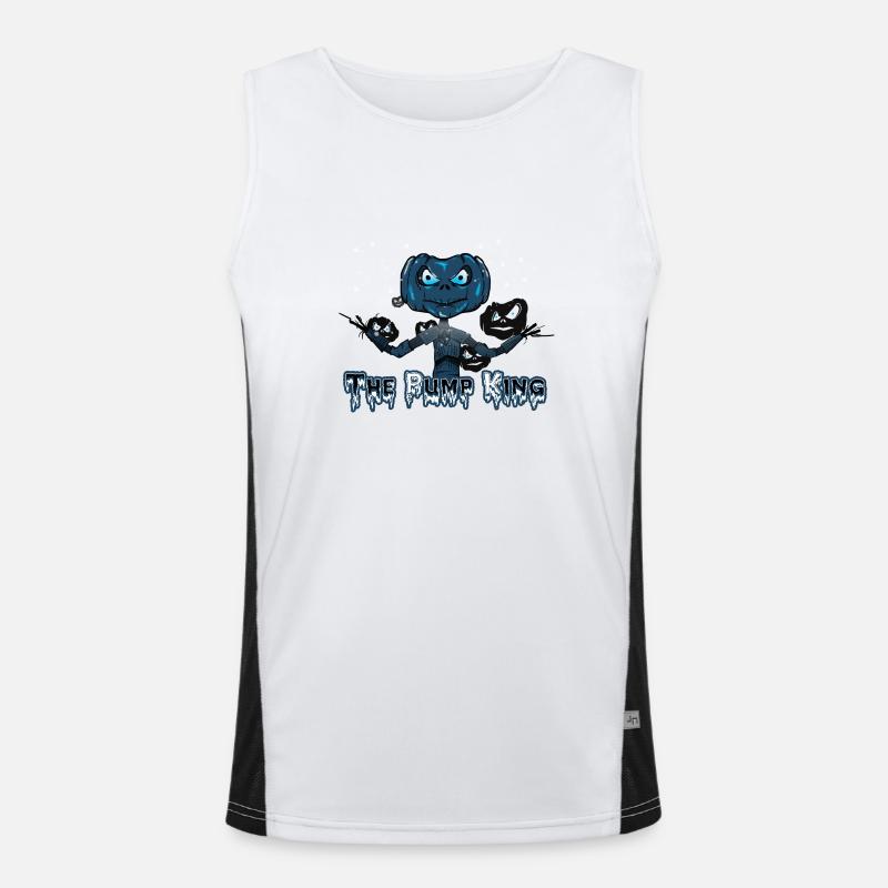 Design 139908321 - Men's Functional Contrast Tank Top  - white/black