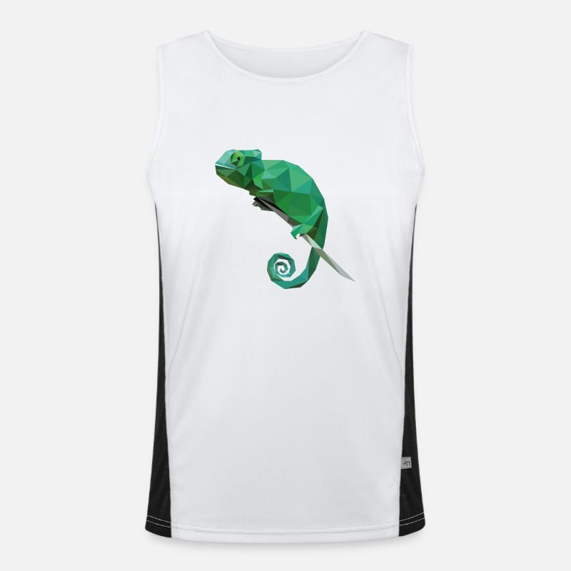 Chamäleon Chamaeleon Cham Men's Functional Contrast Tank Top 