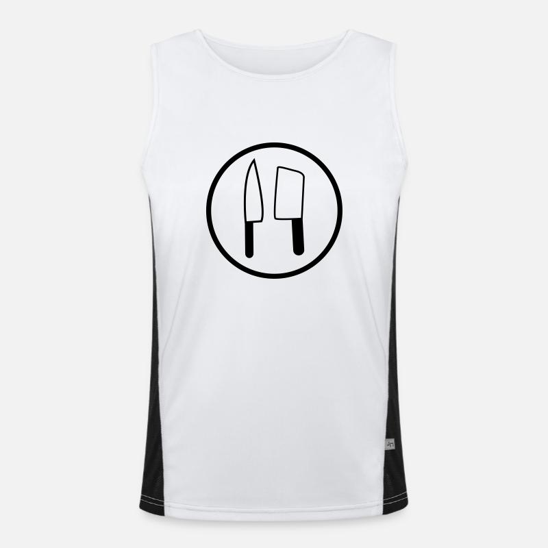 Cuisinier/Boucher Débardeur respirant contrasté Homme 