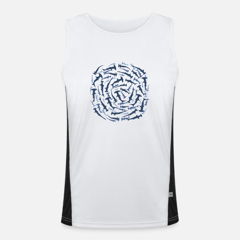 requin-marteau requin baleine plongée les Débardeur respirant contrasté Homme 