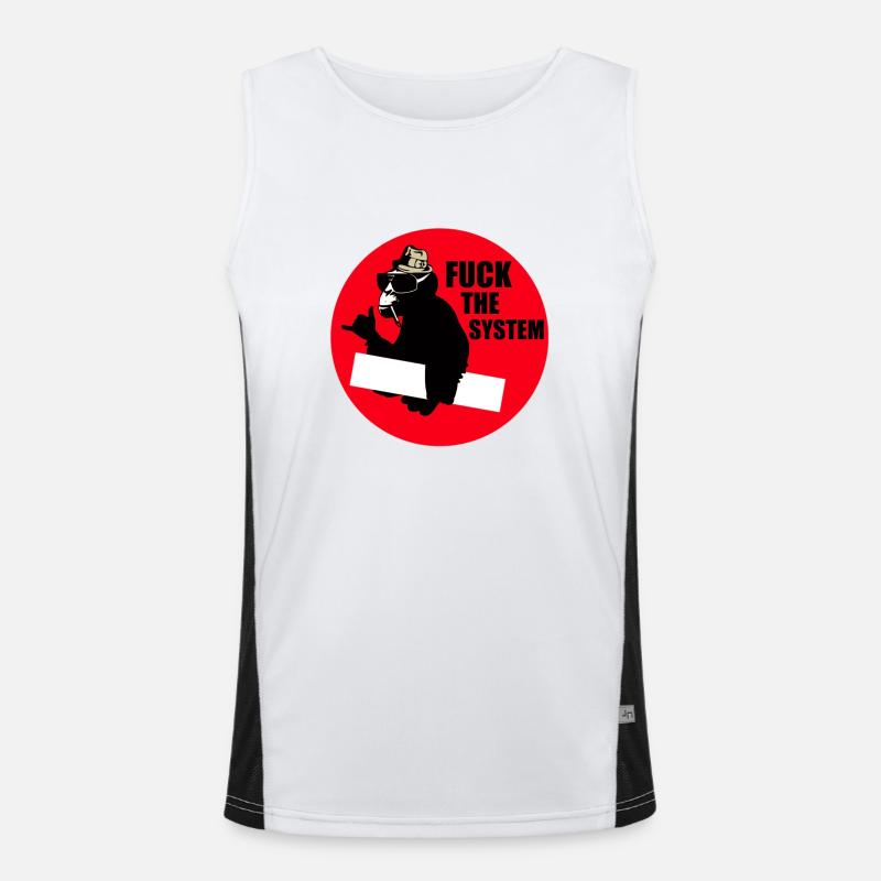 baiser le système Débardeur respirant contrasté Homme 