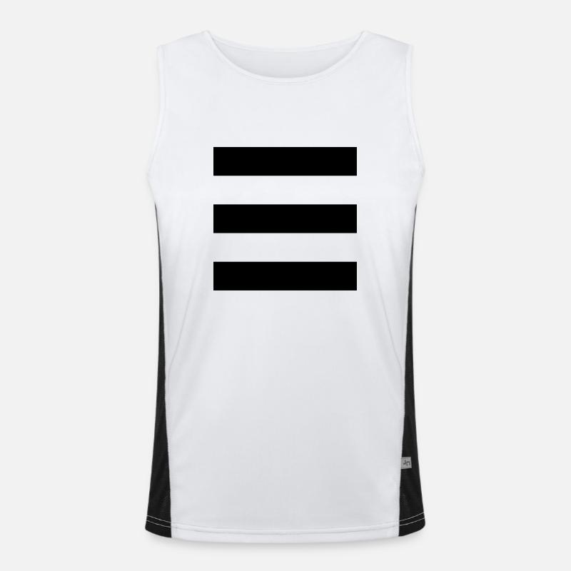 Three Stripes Funktionelles Kontrast-Tank Top für Männer 