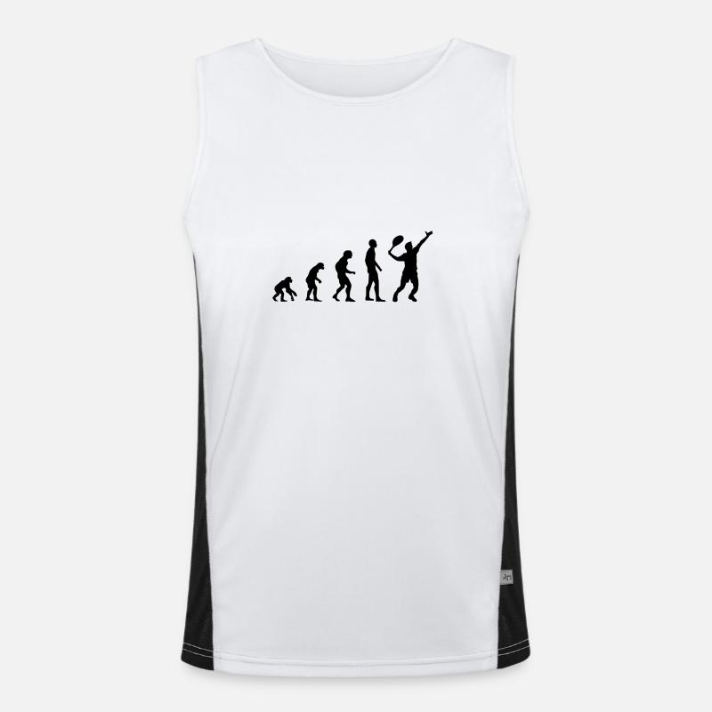 Evolution Tennis Funktionelles Kontrast-Tank Top für Männer 