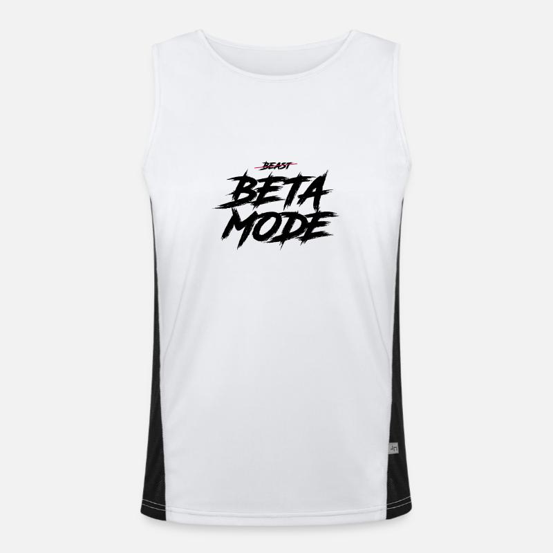 BETA MODE Men's Functional Contrast Tank Top 