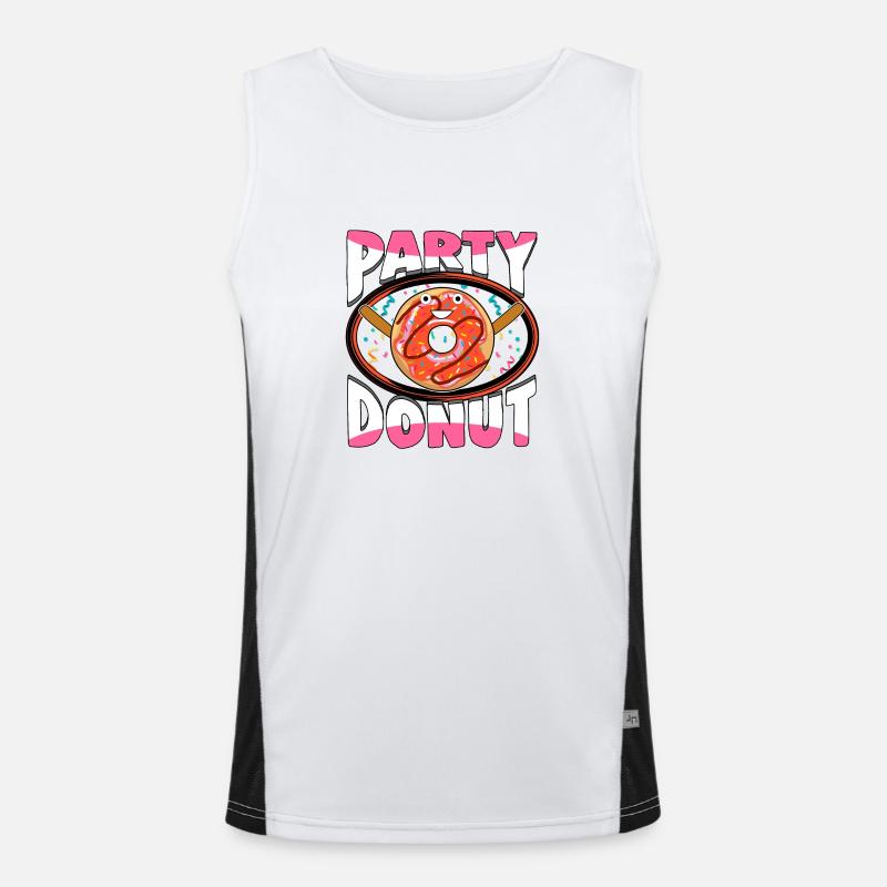 Donut party Débardeur respirant contrasté Homme 