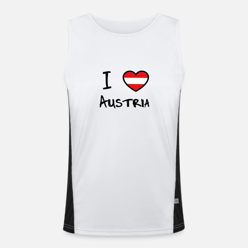 austria Men's Functional Contrast Tank Top 
