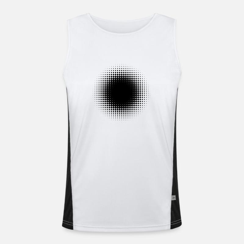 Geometric shape Men's Functional Contrast Tank Top 