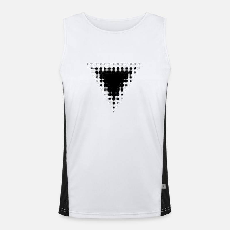 Geometric shape Men's Functional Contrast Tank Top 