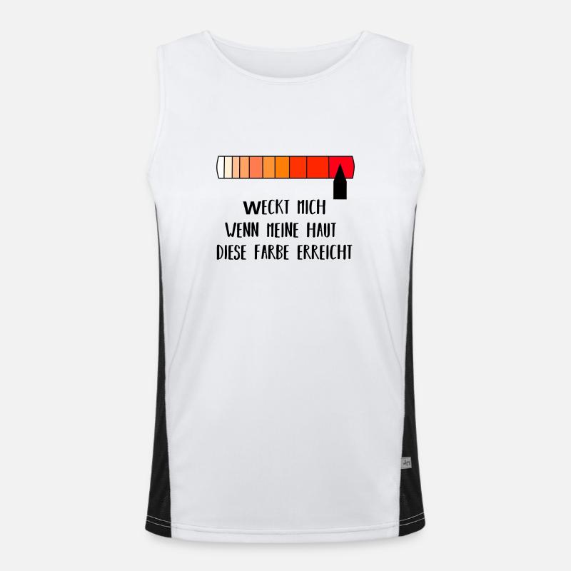 Sunburn | Gift Men's Functional Contrast Tank Top 