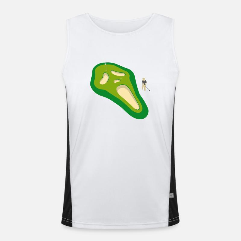 Crâne de golf Débardeur respirant contrasté Homme 