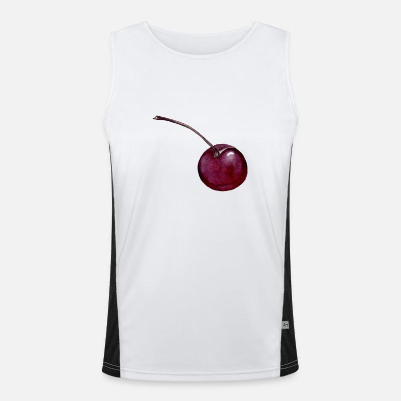 cherry Men's Functional Contrast Tank Top 