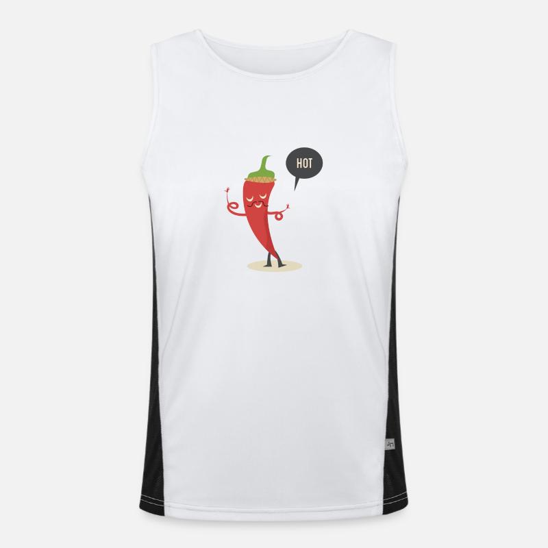 HOT CHILLI! Men's Functional Contrast Tank Top 