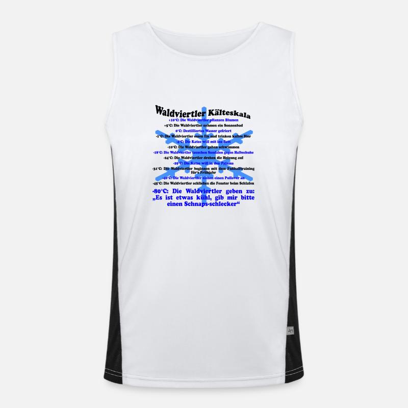 Waldviertler cold scale Men's Functional Contrast Tank Top 