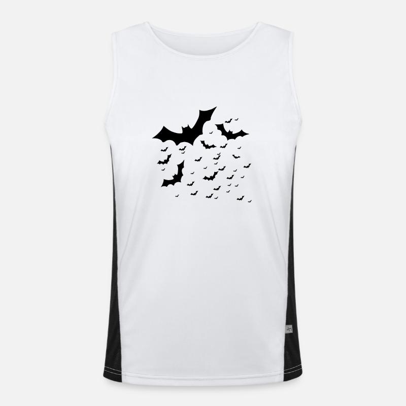 Fledermäuse Funktionelles Kontrast-Tank Top für Männer 