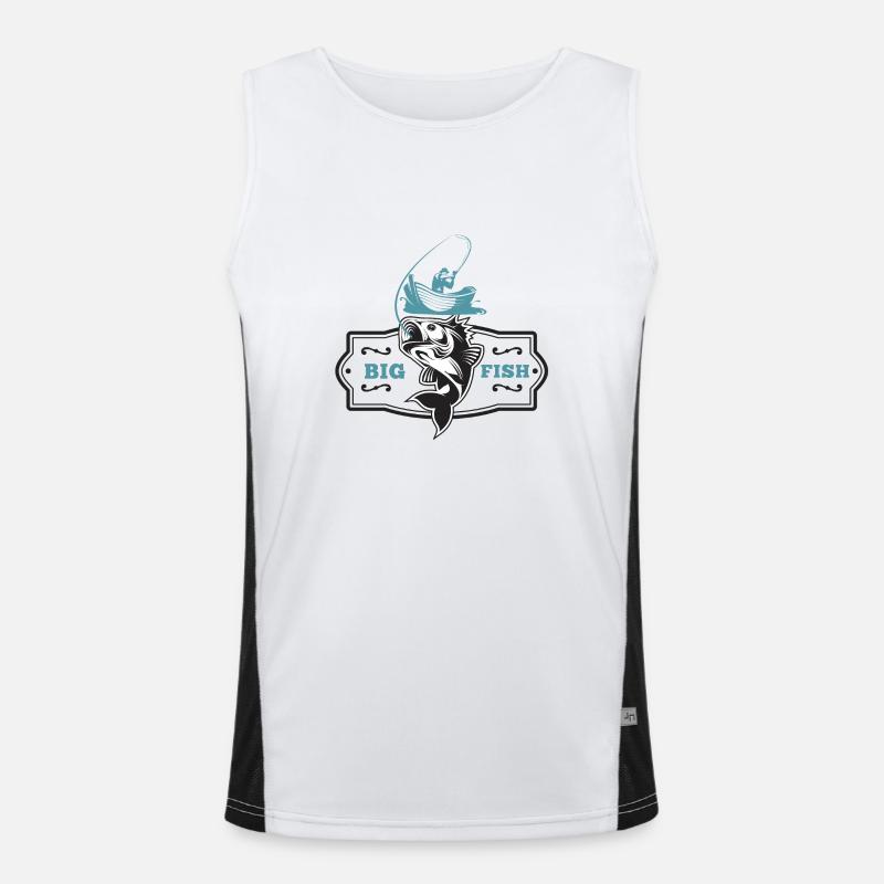 BIG FISH Men's Functional Contrast Tank Top 