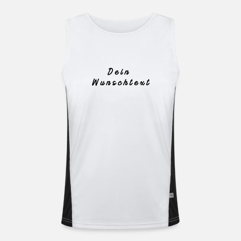 Wunsch Funktionelles Kontrast-Tank Top für Männer 