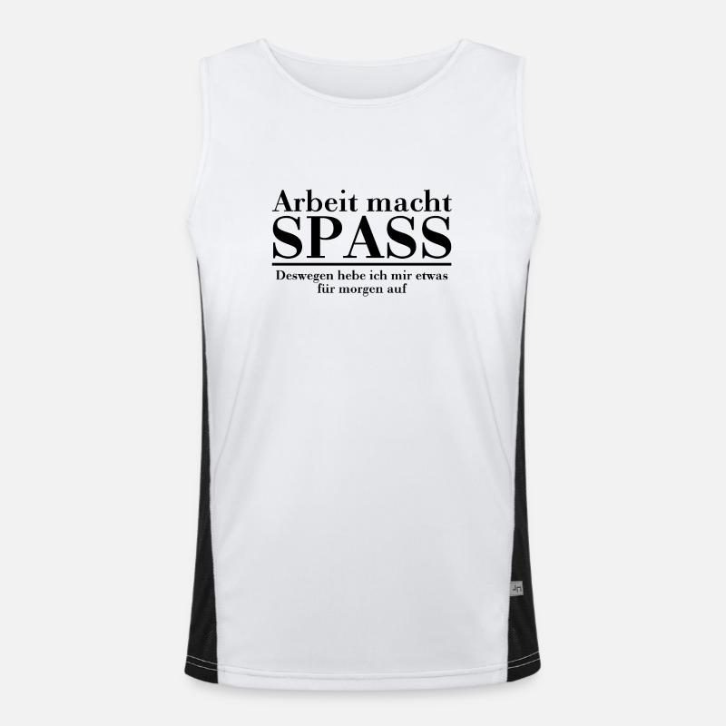 Arbeit Funktionelles Kontrast-Tank Top für Männer 