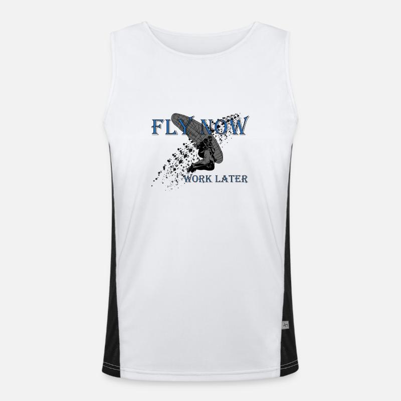 paragliding Men's Functional Contrast Tank Top 