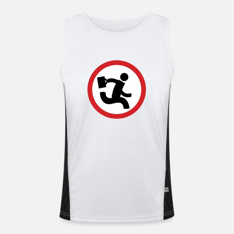 Nerd Herd Logo - Chuck Men's Functional Contrast Tank Top 