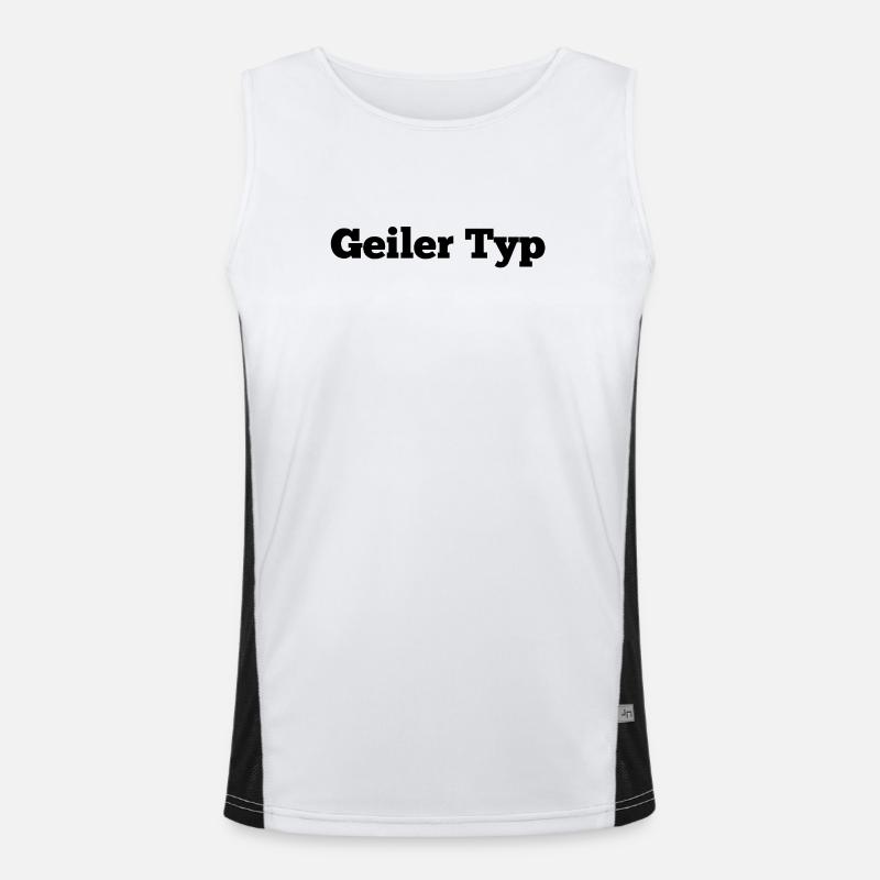 Geiler Typ Funktionelles Kontrast-Tank Top für Männer 
