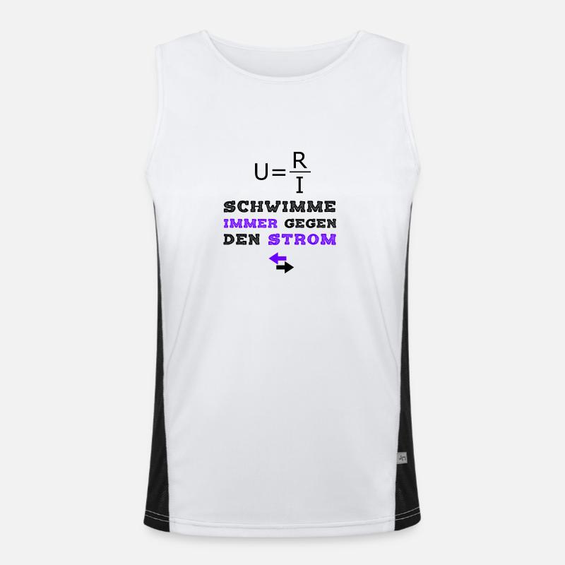 Technicien en électronique T-Shirt Rebell Querdenker Débardeur respirant contrasté Homme 