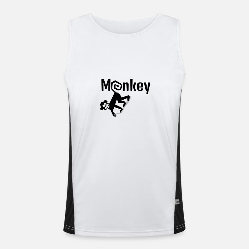 monkey Men's Functional Contrast Tank Top 