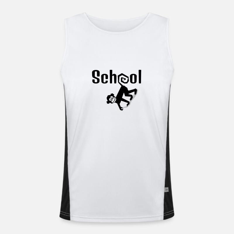 Schule Funktionelles Kontrast-Tank Top für Männer 