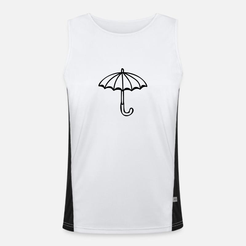 Regenschirm Funktionelles Kontrast-Tank Top für Männer 