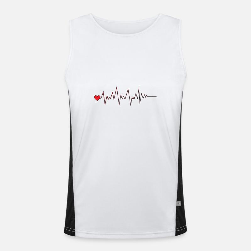 Hearts de Funktionelles Kontrast-Tank Top für Männer 