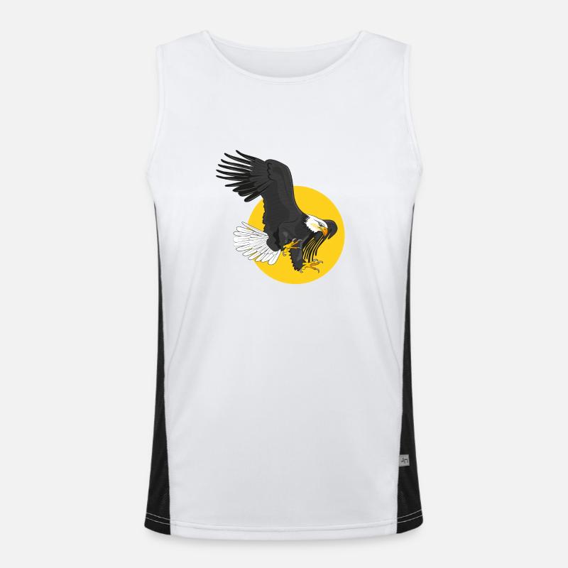 american eagle sun Men's Functional Contrast Tank Top 