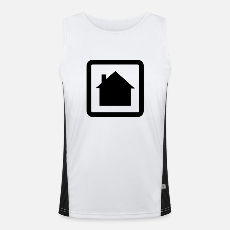 home Men's Functional Contrast Tank Top 