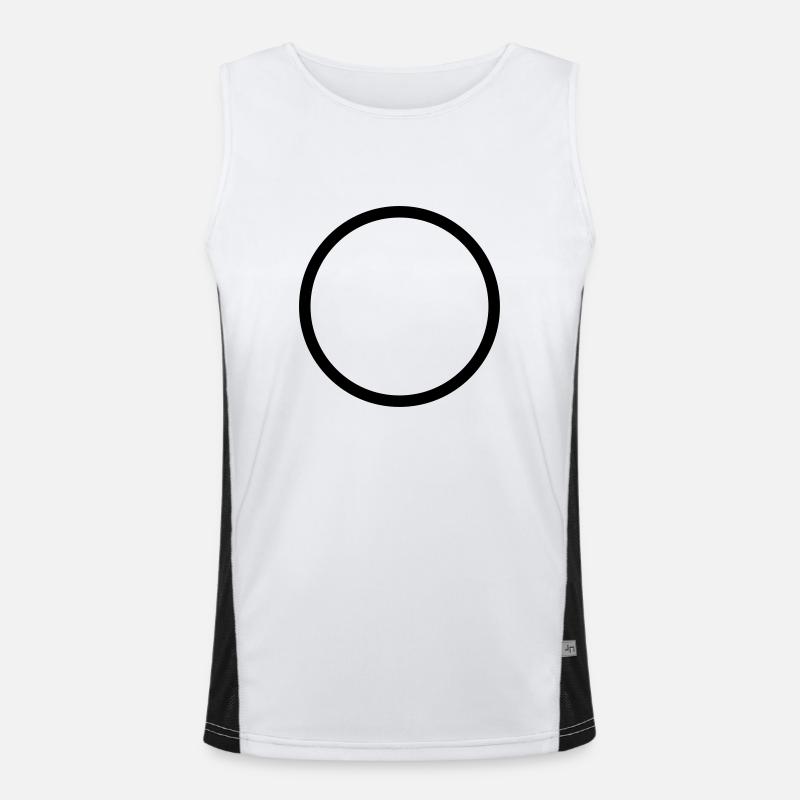 circle Débardeur respirant contrasté Homme 