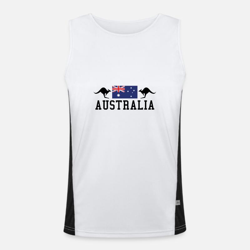 Australia Funktionelles Kontrast-Tank Top für Männer 