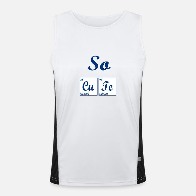 So cute Funktionelles Kontrast-Tank Top für Männer 