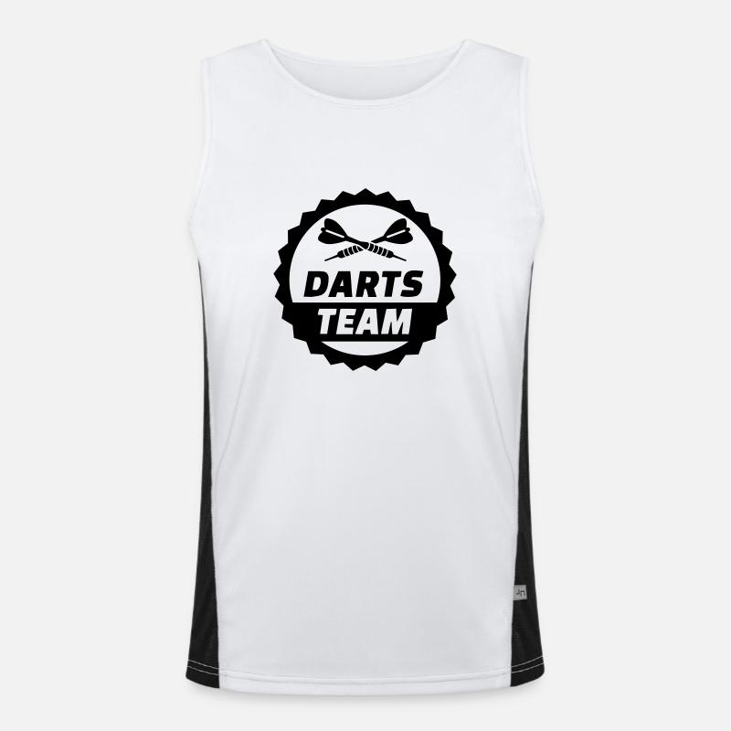 Darts Team Men's Functional Contrast Tank Top 