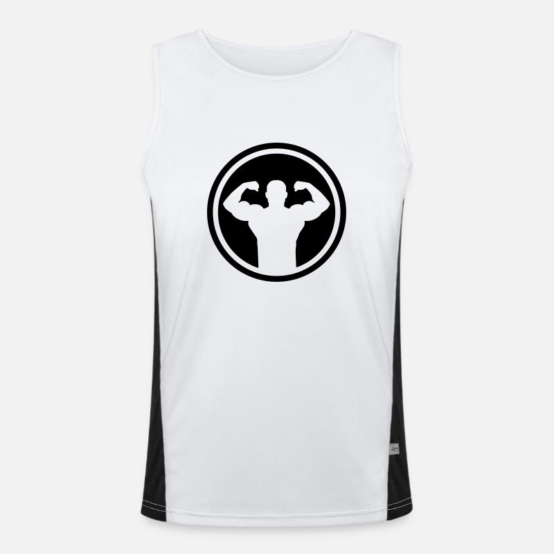 Bodybuilding Funktionelles Kontrast-Tank Top für Männer 