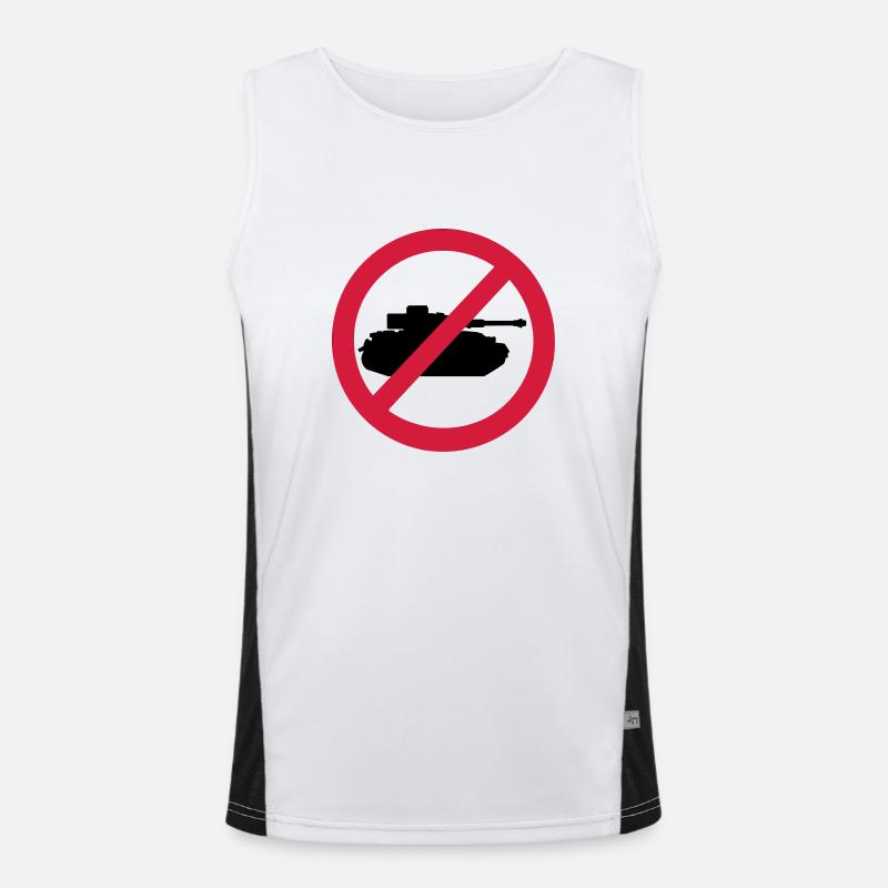 Panzer Funktionelles Kontrast-Tank Top für Männer 