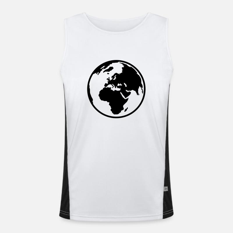 World Men's Functional Contrast Tank Top 