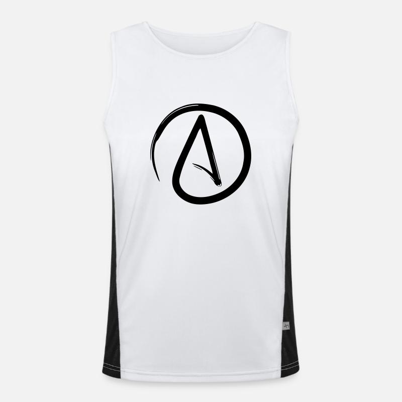 Atheist Funktionelles Kontrast-Tank Top für Männer 