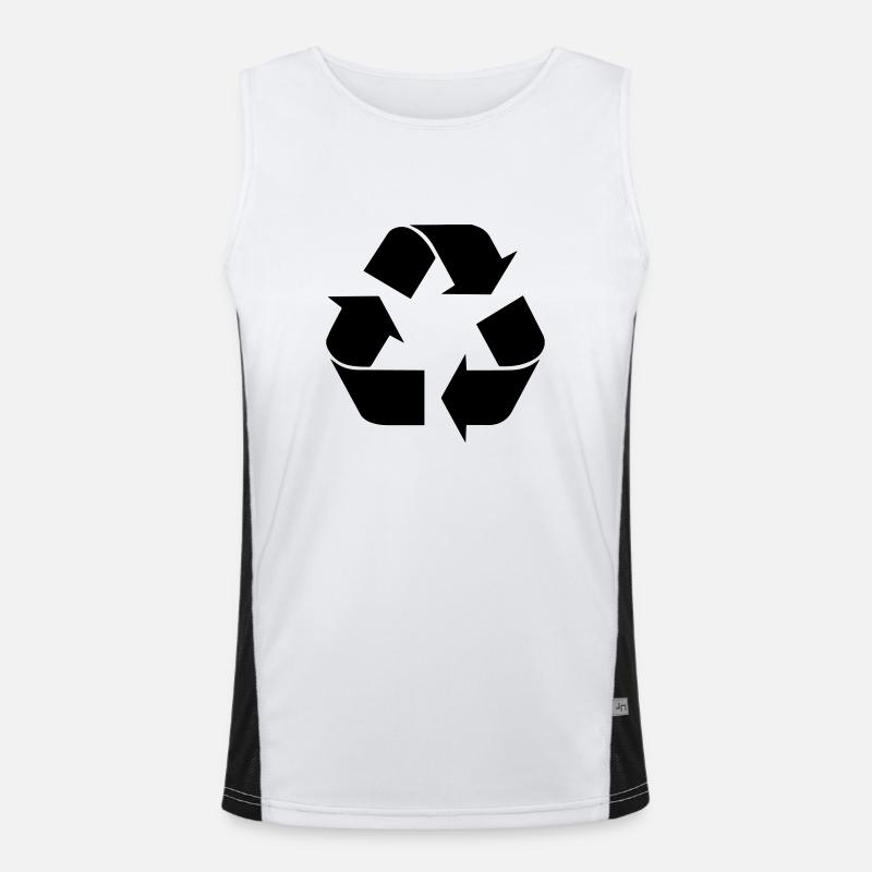 Recycling Men's Functional Contrast Tank Top 