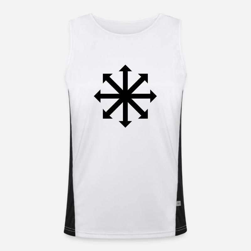 Chaos Symbole Débardeur respirant contrasté Homme 