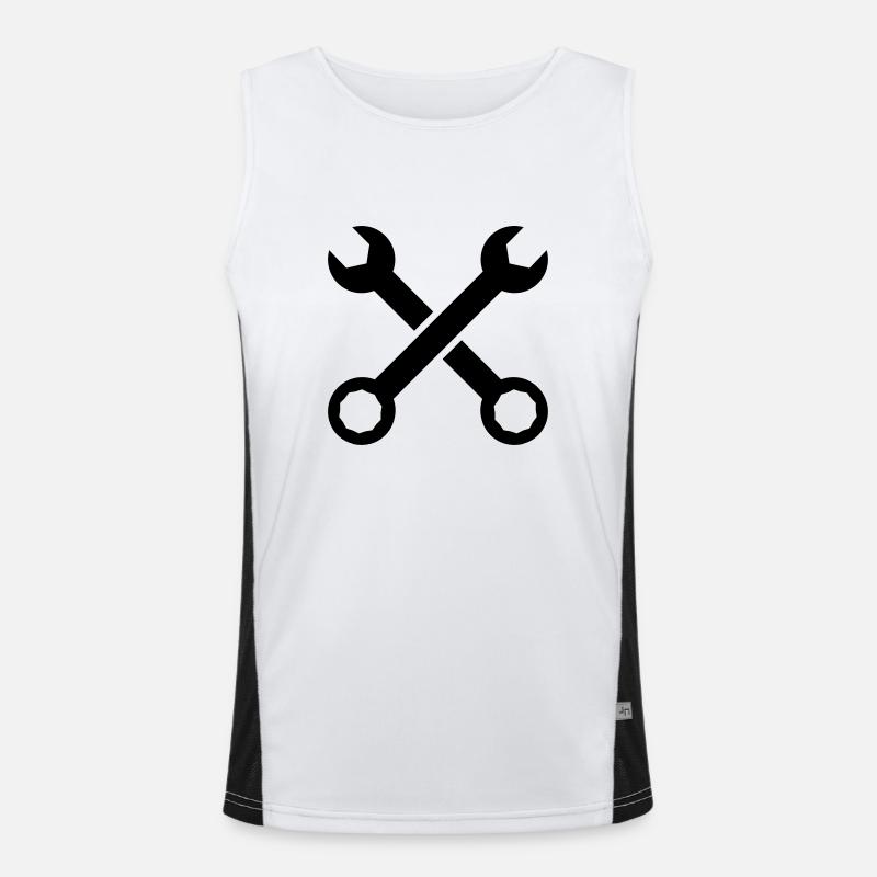 Screw wrench Men's Functional Contrast Tank Top 
