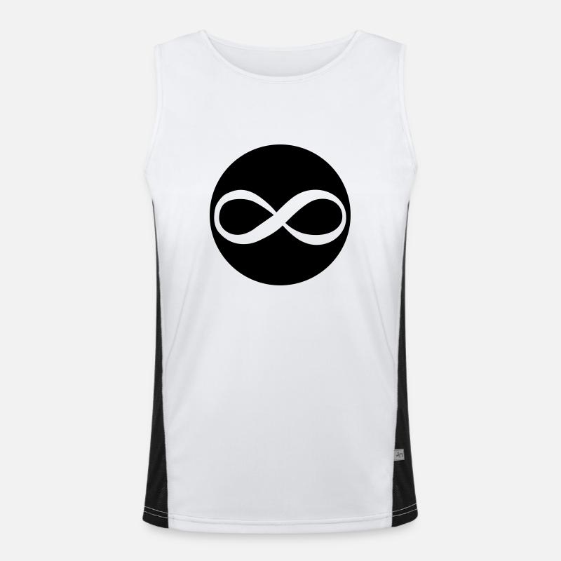unendlich Funktionelles Kontrast-Tank Top für Männer 