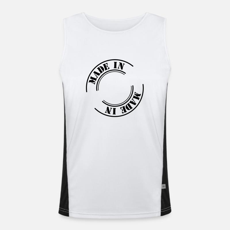 made in Men's Functional Contrast Tank Top 