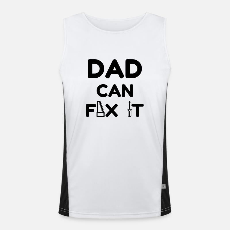 DIY - Do it yourself - Bricoalge - Handyman - Dad Men's Functional Contrast Tank Top 