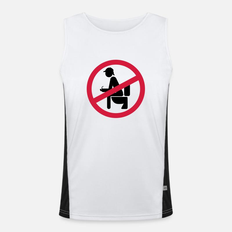no shit sherlock Men's Functional Contrast Tank Top 