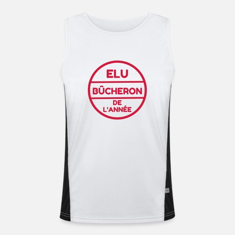 Holzfäller / Baum / Wald / Holz Funktionelles Kontrast-Tank Top für Männer 