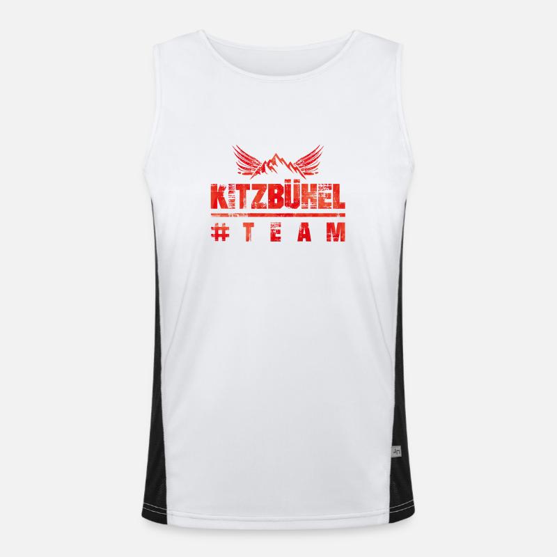 kitzbuehel team berg Funktionelles Kontrast-Tank Top für Männer 