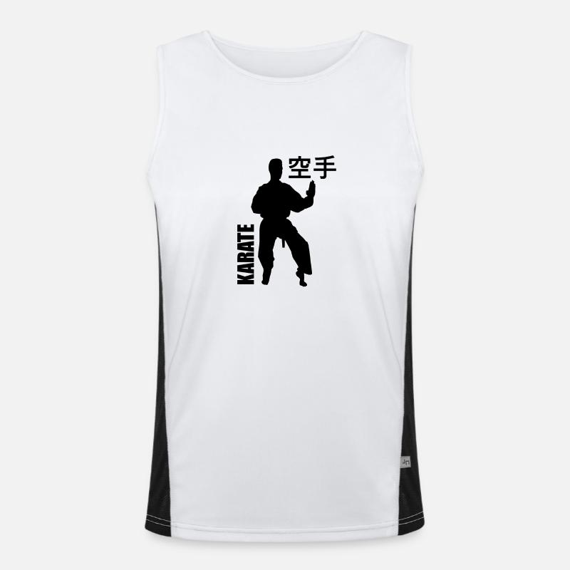 karate Men's Functional Contrast Tank Top 