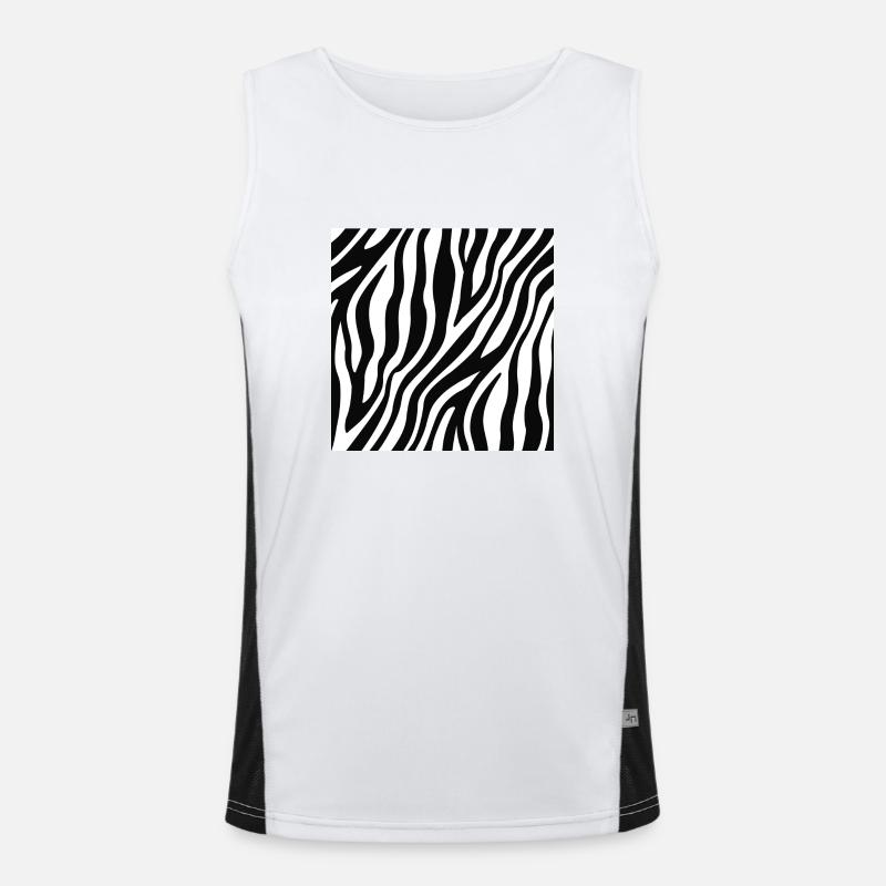 zebra Men's Functional Contrast Tank Top 